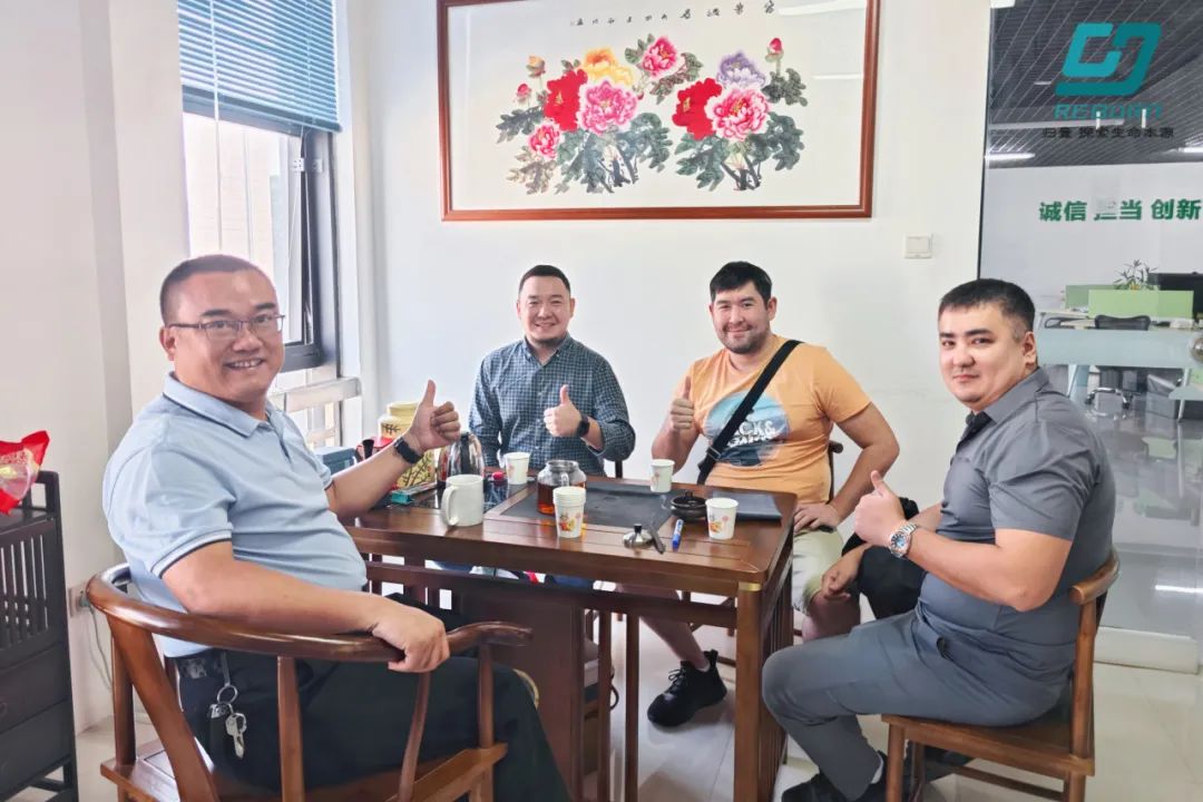 哈萨克斯坦的客户朋友来访归壹生命科技
